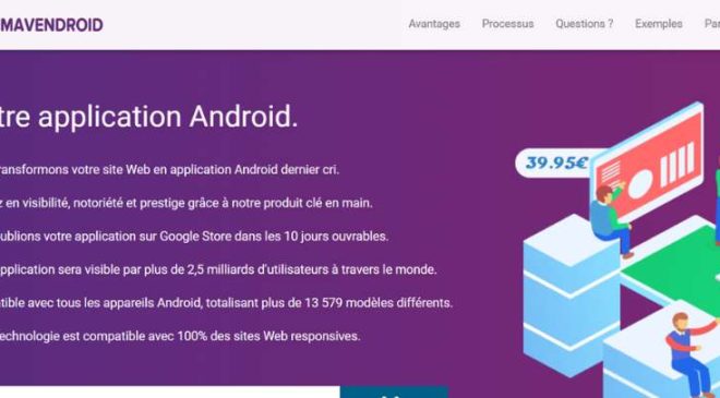 Création Et Publication Application Android Clé En Main Pas Chère Avec Mavendroid