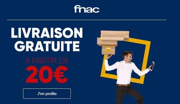 Livraison à Domicile Offerte Sur Toutes Les Commandes Fnac Dès 20€