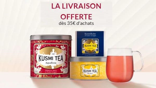 Livraison domicile gratuite sur Kusmi Tea – Lov Organic dès 35€ d’achats