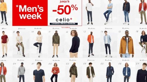 Livraison Gratuite Sans Minimum Sur Celio Et Offre Men’s Week