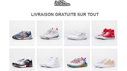 Livraison Gratuite Sur Toutes Les Commandes Sur Le Site Footshop (sneakers... )