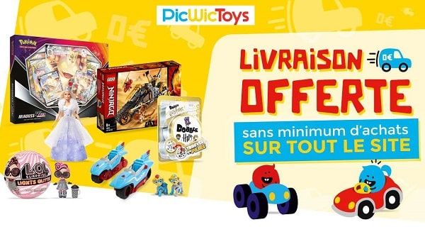 Livraison Offerte Sur Tous Les Achats Sur Picwictoys Sans Minimum