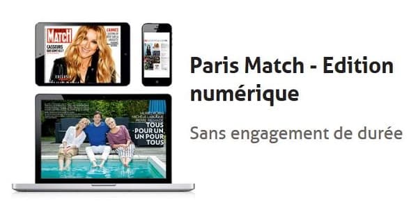 Offre Paris Match Edition Numérique