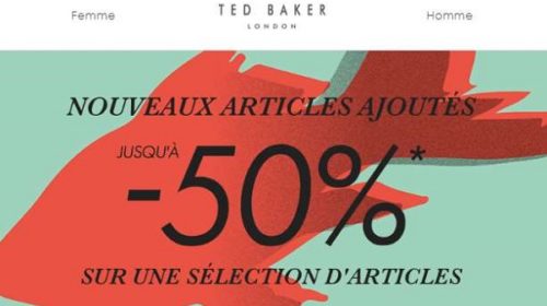 Offre Spéciale Ted Baker