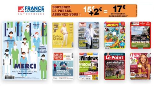 Soutenez La Presse 17€ De Reduction Immédiate Sur Tous Les Abonnements Magazines Sans Minimum D'achat