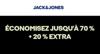 FLASH ! jusqu’à -70% sur Jack & Jones + 20% de remise supplémentaire (jusqu’à dimanche)