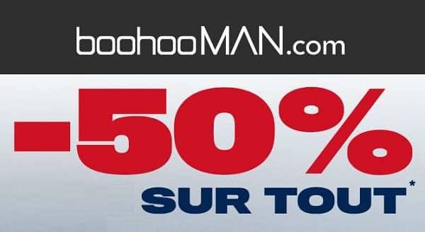 50% De Remise Sur Tout Le Site Boohooman