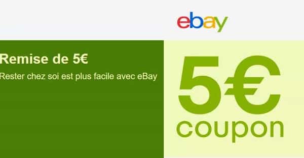 5€ De Remise Sur Une Commande Sur Ebay