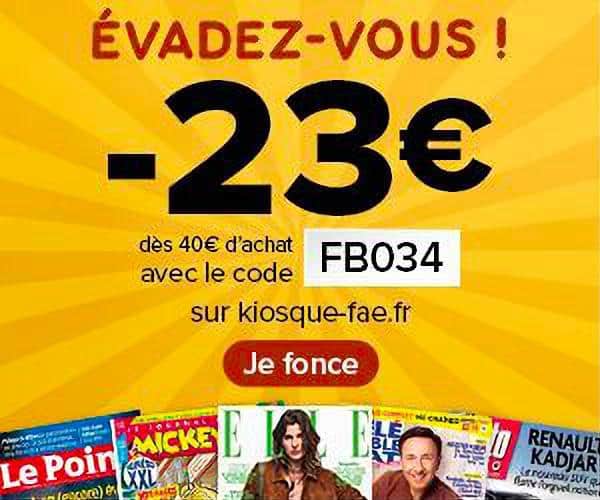 Pour avoir de la lecture: 23€ de rabais sur les abonnements magazine