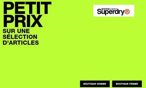 Opération Petit Prix Superdry Et Livraison Gratuite