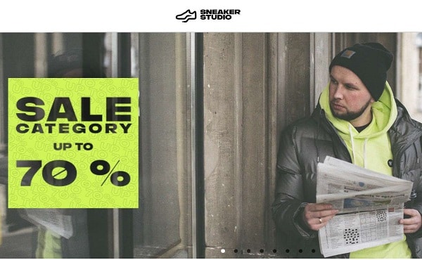 Jusqu’à -70% de remises sur SneakerStudio (sneakers, vêtements… ) + livraison gratuite dés 35€