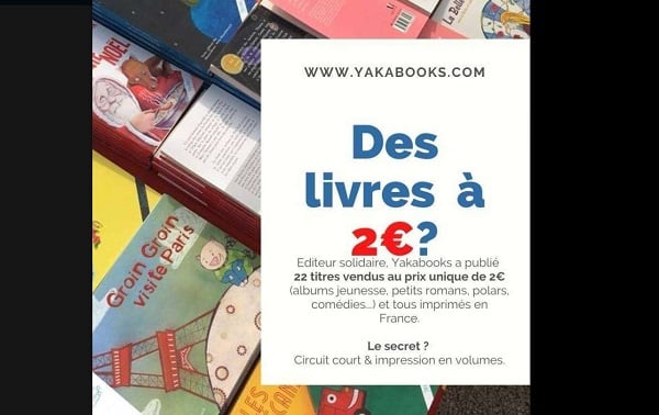 Seulement 0,10€ la livraison sur vos commandes Yaka Books : livres jeunesse, livres ado, romans, livres à 2€…