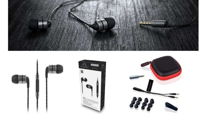 écouteurs Haute Fidélité Avec Micro, Télécommande Et Reduction De Bruit Soundmagic E80c Gunmetal