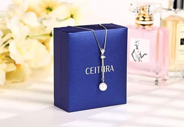 7,99€ le collier en argent avec pendentif perle C’eitura (livré avec coffret) – au lieu du double