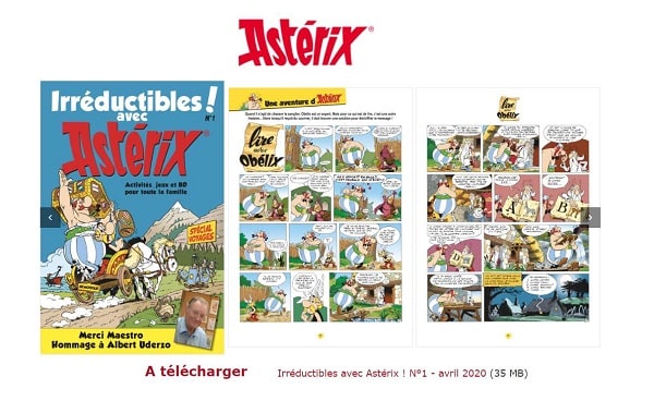 Le magazine Irréductibles avec Astérix à télécharger gratuitement (activités, jeux et BD)
