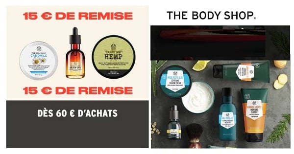 15€ De Reduction Sur Votre Commande The Body Shop Dès 60€