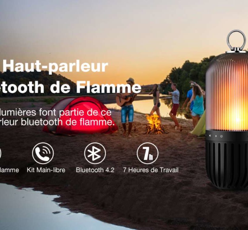 2 En 1 Lampe Enceinte Bluetooth Portable étanche Elegiant C10
