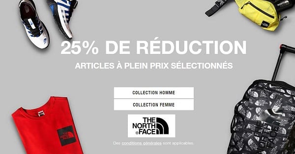 25% De Remise Sur Tout Le Site The North Face