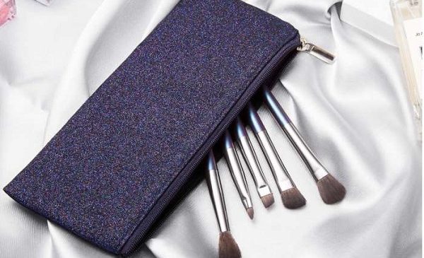 5 Pinceaux De Maquillage + Trousse Ceitura