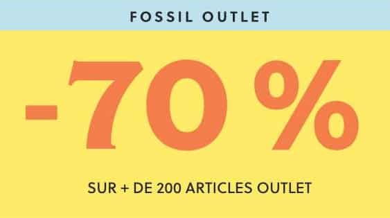 OFFRE FLASH : 70% de remise 200 articles outlet FOSSIL (Montres, Sacs, Portefeuilles, Bijoux…) + livraison gratuite