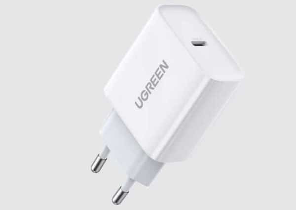 chargeur mural compact 1 port usb c power delivery 20w ugreen
