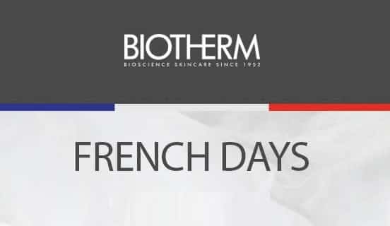 French Days Biotherm : 30% de remise minimum sur tout le site