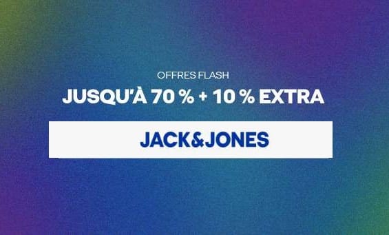 Offre Flash Jack & Jones 10% De Remise En Plus Sur Les Promotions