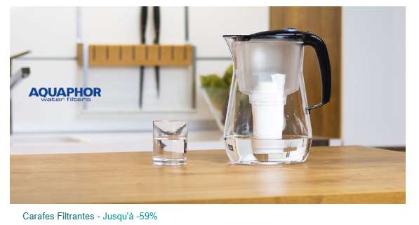 Vente Privée De Carafes Filtrantes Et Cartouches Filtrantes Aquaphor Moitié Prix