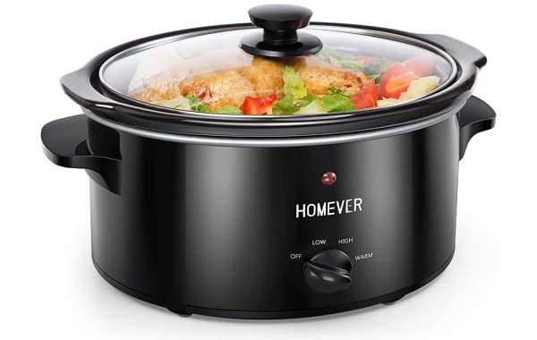 FLASH : 20,49€ la mijoteuse Slow Cooker Homever 3,5L (3 niveaux de cuisson)