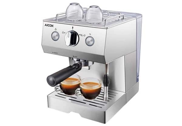 64,99€ machine à café expresso professionnelle 20 bars Aicok (avec mousseur à lait) port inclus