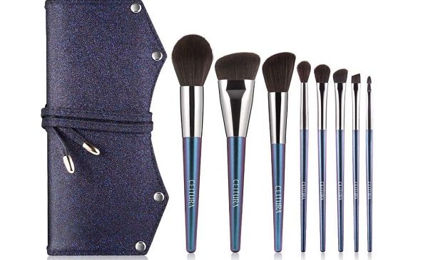 Set De Pinceaux De Maquillage Ceitura 8 Pièces + Trousse De Rangement