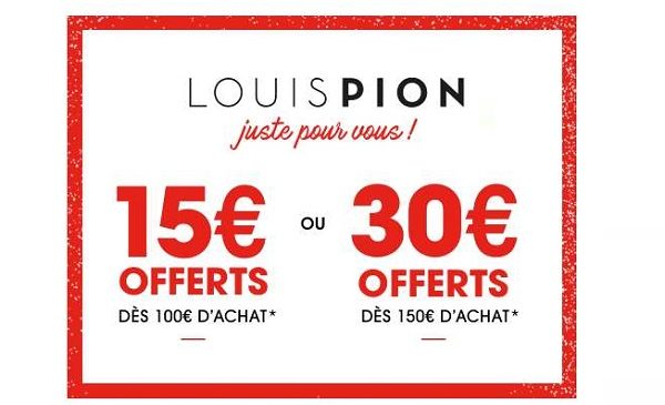 15€ De Remise Sur Votre Commande Louis Pion