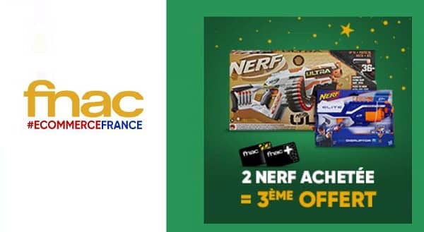 2 Nerf Achetés Le 3ème Offert Sur La Fnac