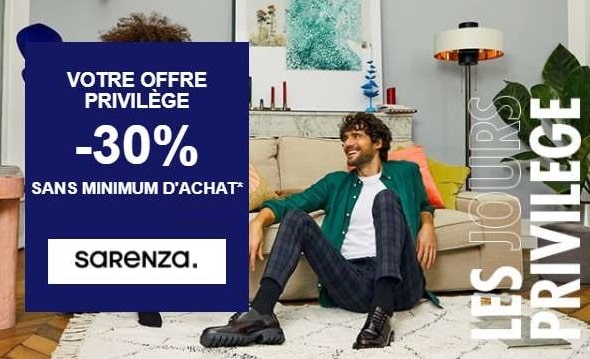  30% Sur (presque) Tout Le Site Sarenza Sans Minimum D'achat