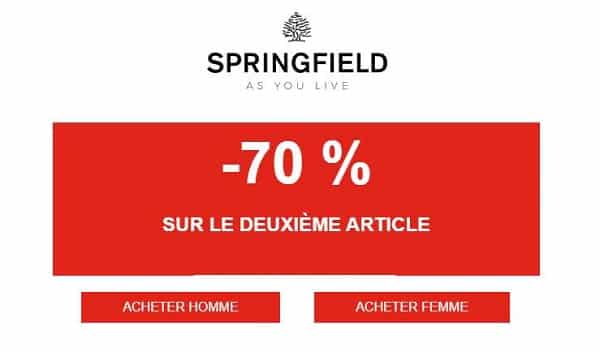 70 % De Remise Sur Le Deuxième Article Springfield