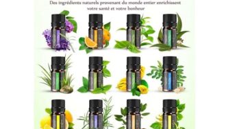 Aromathérapie: 12,99€ le lot de 12 flacons d’huiles essentielles 5ml 100% Anjou (lavande, eucalyptus, bergamote, citronnelle…)
