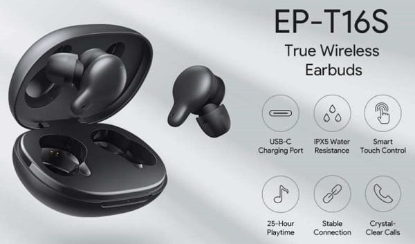 Écouteurs bluetooth intra auriculaires aukey ep t16s Écouteurs bluetooth intra auriculaires aukey ep t16s