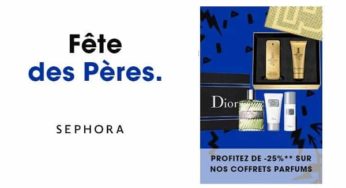 Fête des pères Sephora = 25% sur tous les coffrets parfums homme