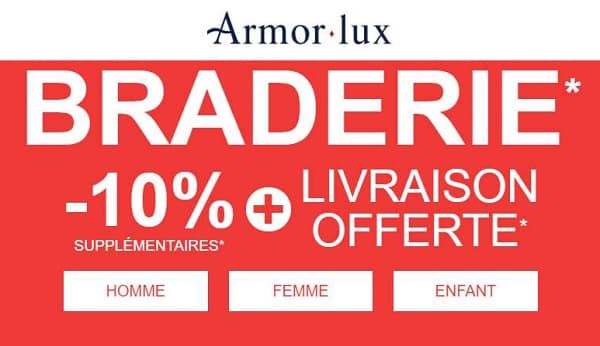 La Braderie Armor Lux 10% Supplémentaire Et Livraison Gratuite Sans Minimum