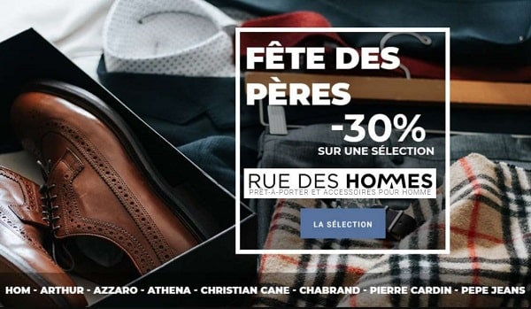 Offre Fête Des Pères Rue Des Hommes