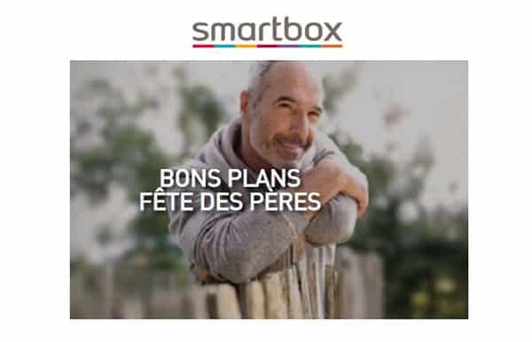 Offre fête des pères Smartbox : 25% de remise sur tous les coffrets WebExclu (prix à partir de 19,90€)