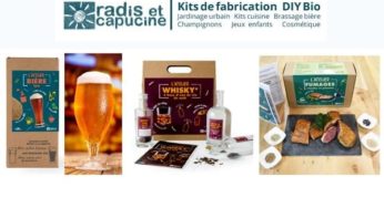 Pour la fête des pères 20% de remise sur des kit DIY Radis & Capucine (kit brassage bière, kit pastis, kit fumage…)