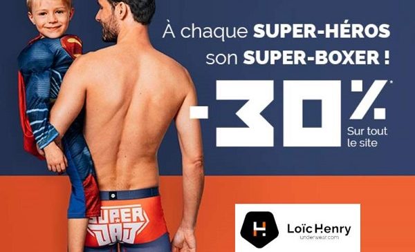 Pour la fête des pères Loïc Henry offre 30% de remise sur tout