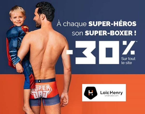 Pour la fête des pères Loïc Henry offre 30% de remise sur tout