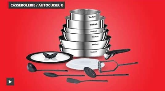 Vente Flash TEFAL & SEB sur Darty : jusqu’à -50% sur une sélection de casseroles, poêles, plats….