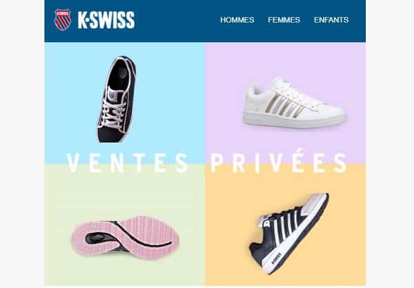 Vente Privée K-Swiss