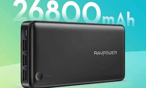 Batterie Externe 26800mah 3 Ports Usb Ravpower Rp Pb41