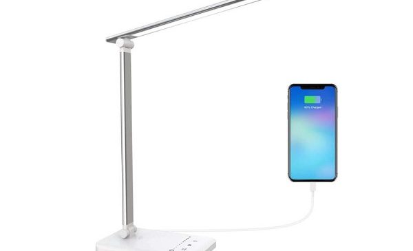 lampe de bureau led pliable avec prise usb azhien td w