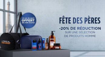 Opération Fête des Pères L’Oréal Paris = -20% sur les produits homme