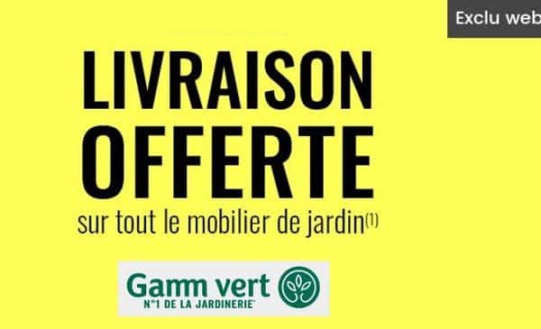 Livraison Gratuite Sur Les Commandes De Mobilier De Jardin Sur Gamm Vert